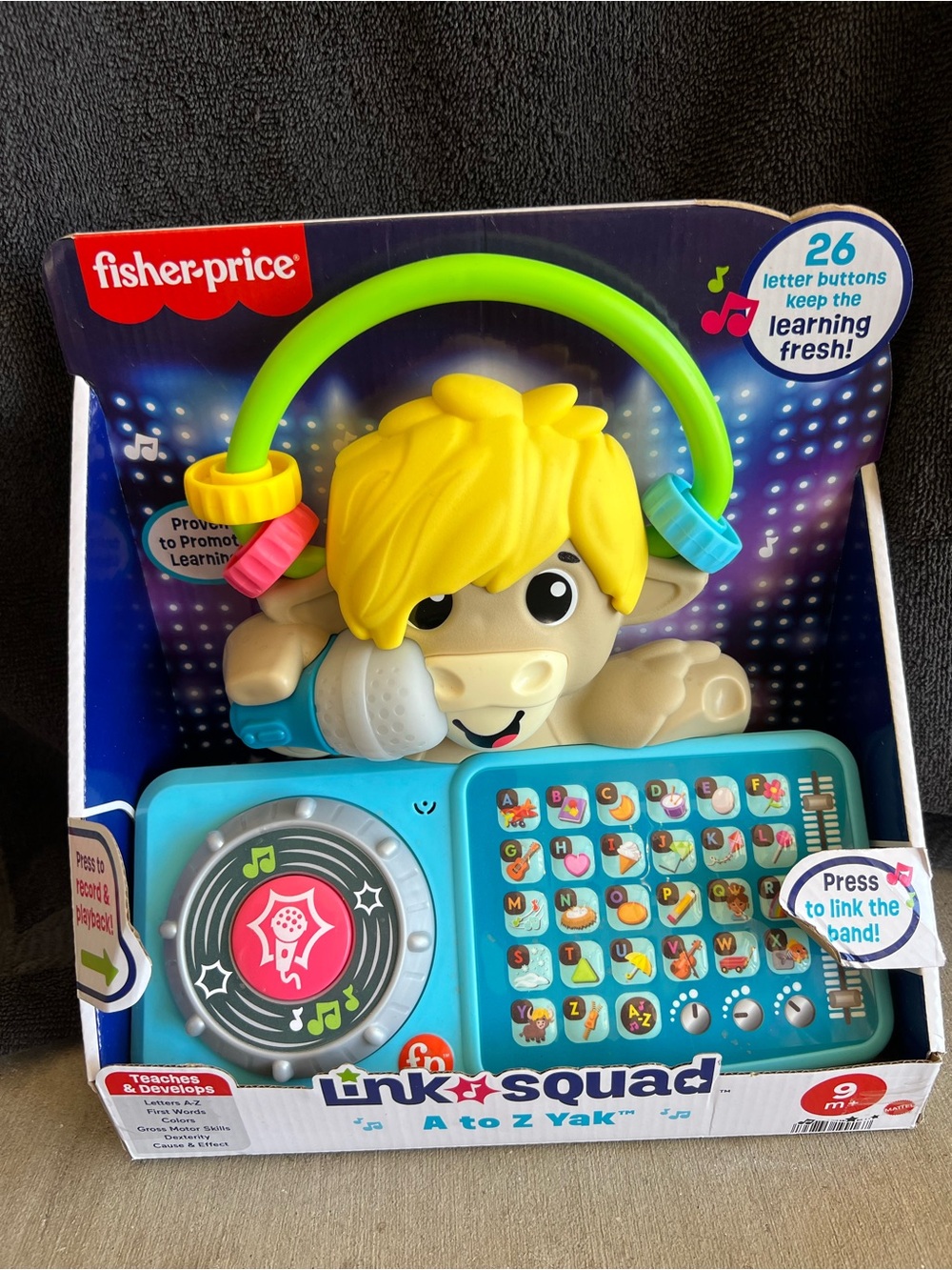 Fisher-Price Link Squad A to Z Yak learning toy NIB $20